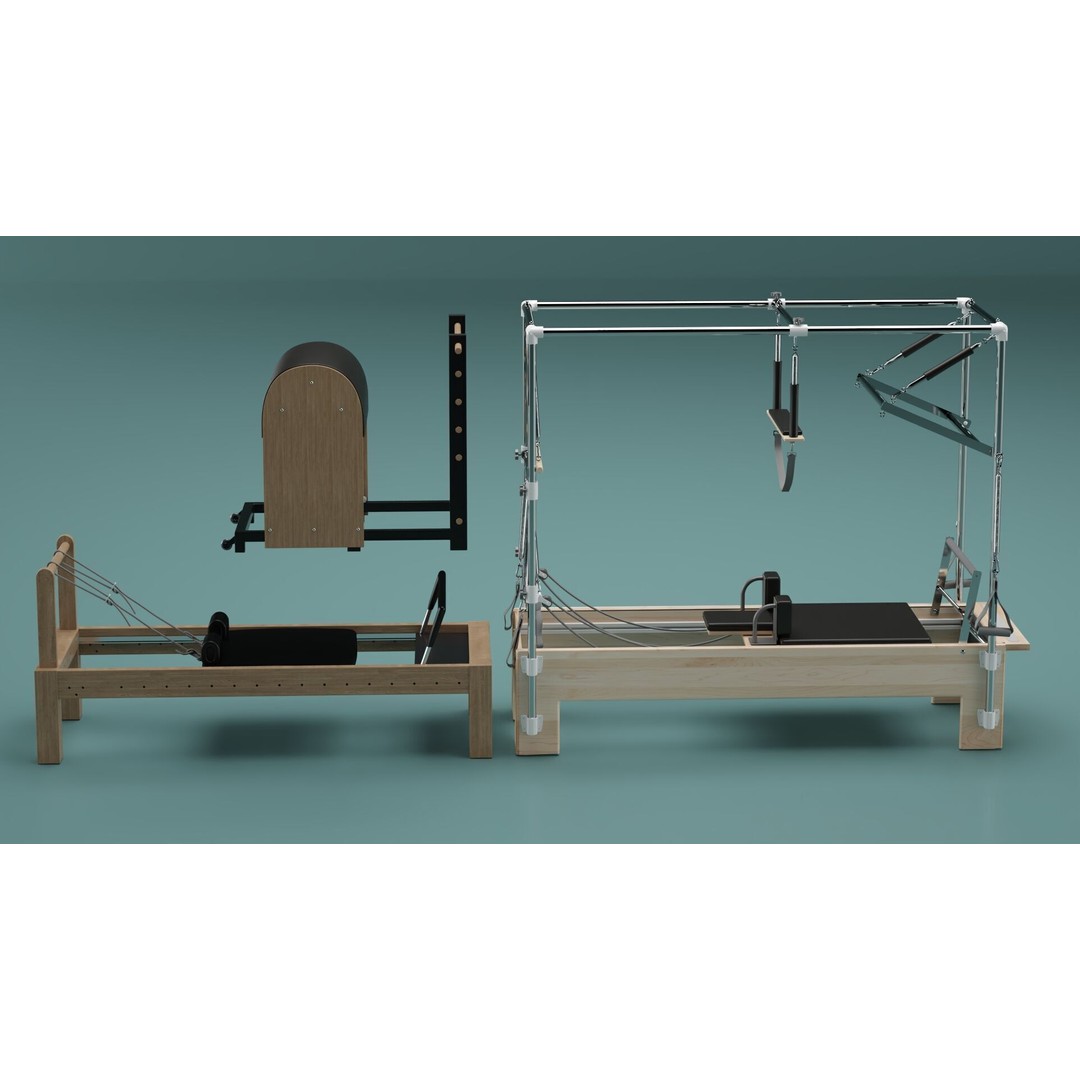 Medical Rehabilitation Bed 3D Model – Realistic Furniture Asset, FBX - View 6