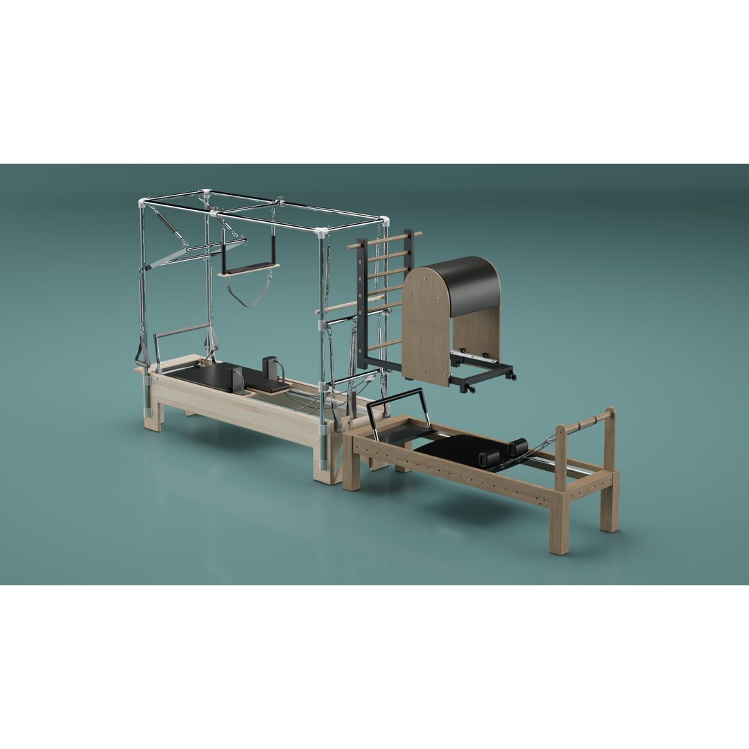 Medical Rehabilitation Bed 3D Model – Realistic Furniture Asset, FBX - View 9