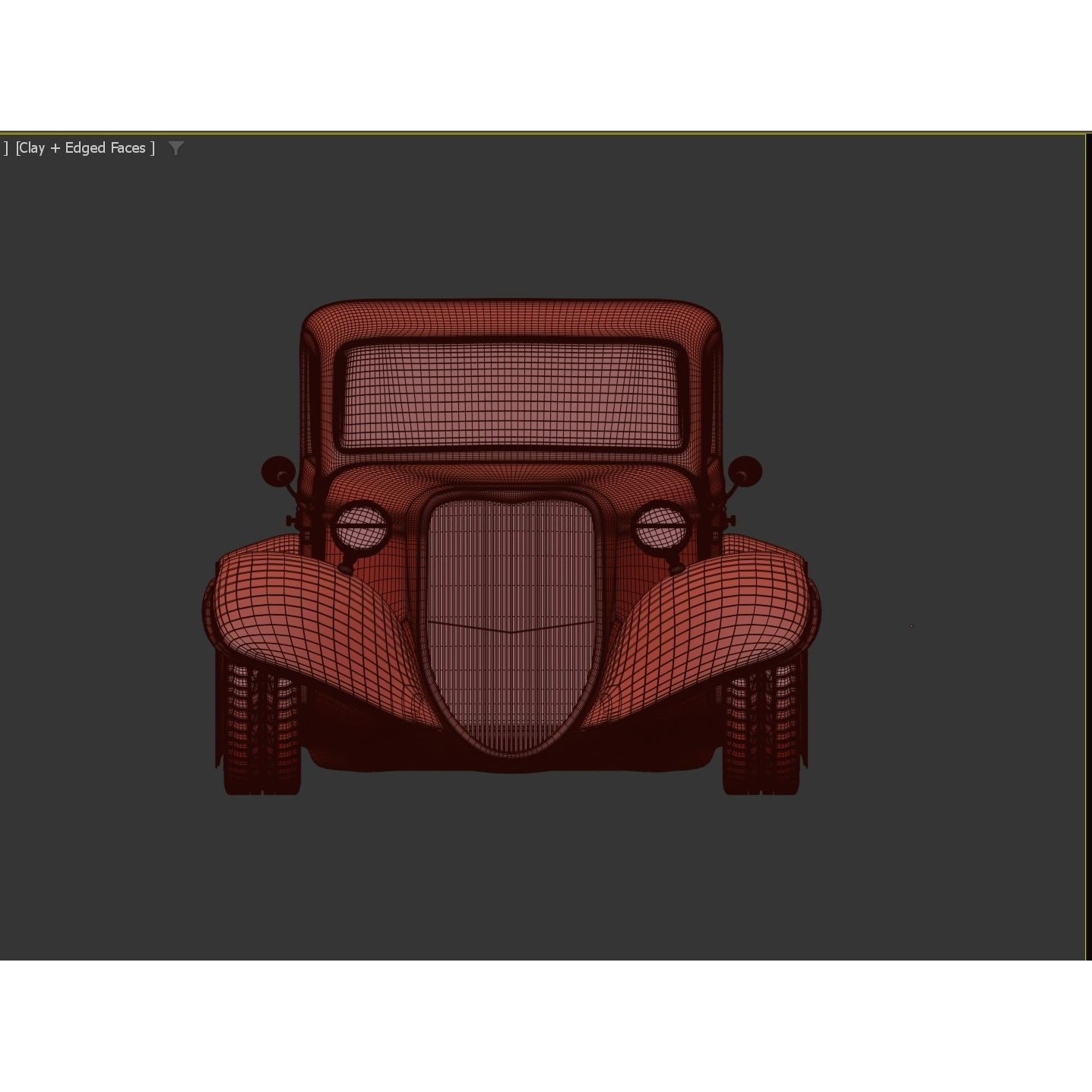 1935 Hot Rod Truck - High-Poly 3D Model