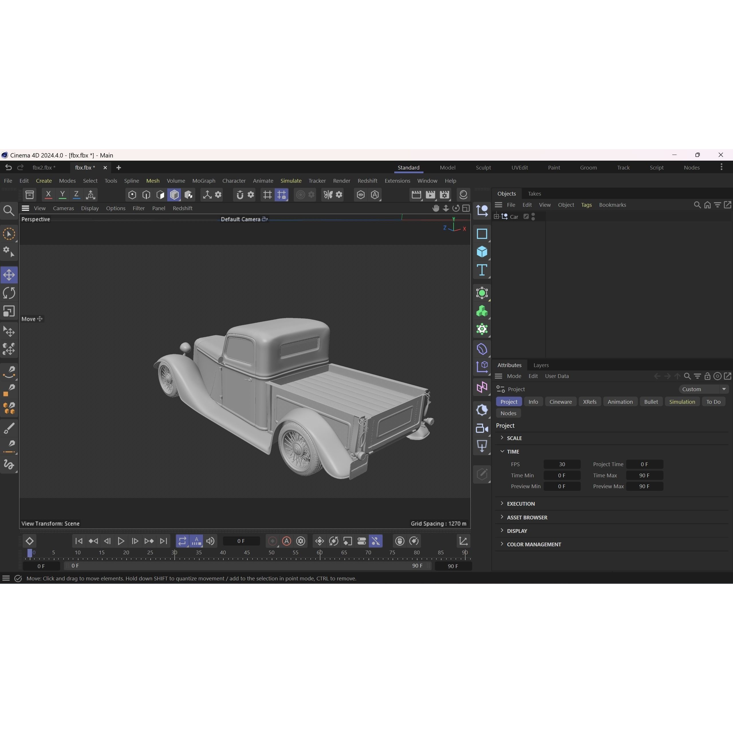 1935 Hot Rod Truck - High-Poly 3D Model - View 13