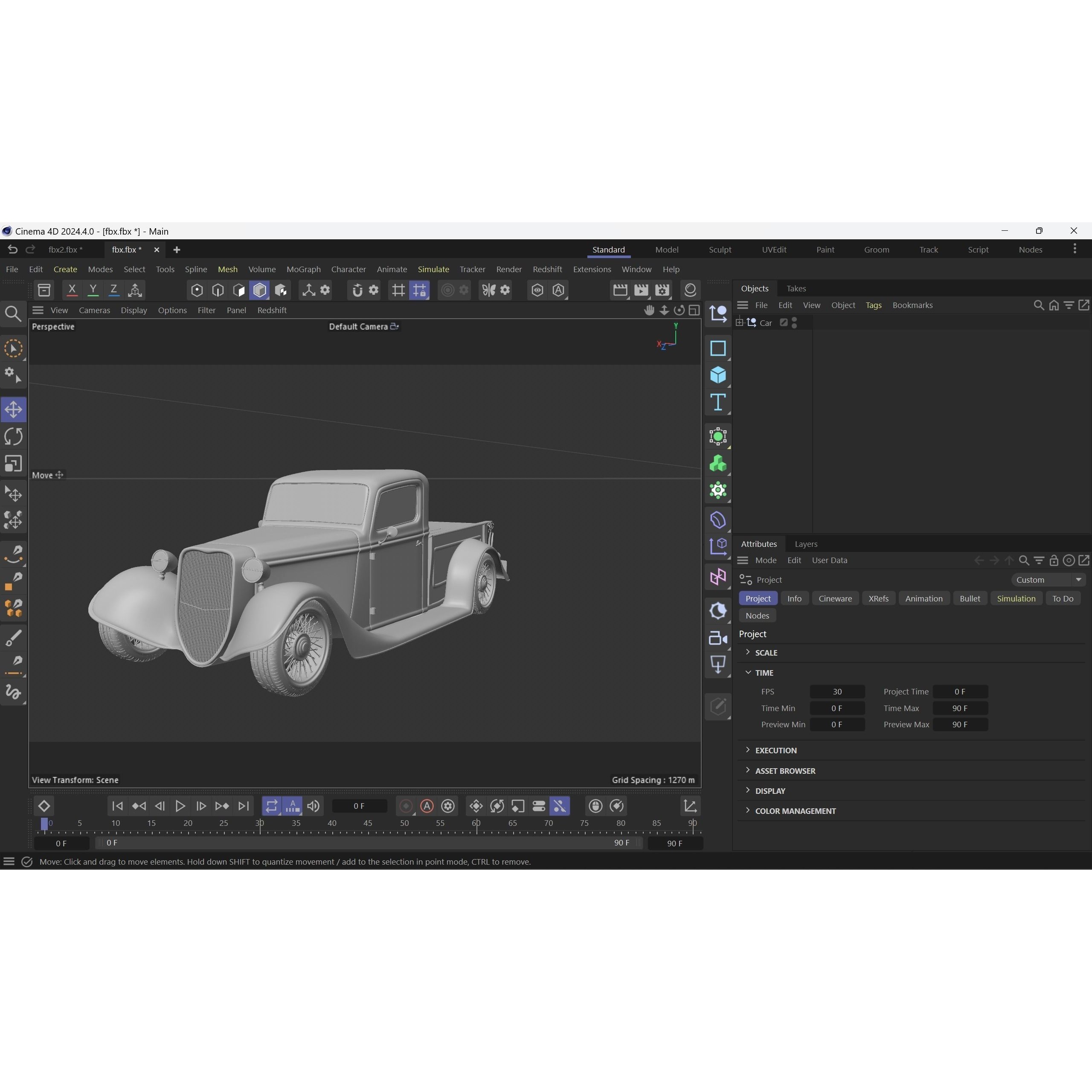 1935 Hot Rod Truck - High-Poly 3D Model - View 14