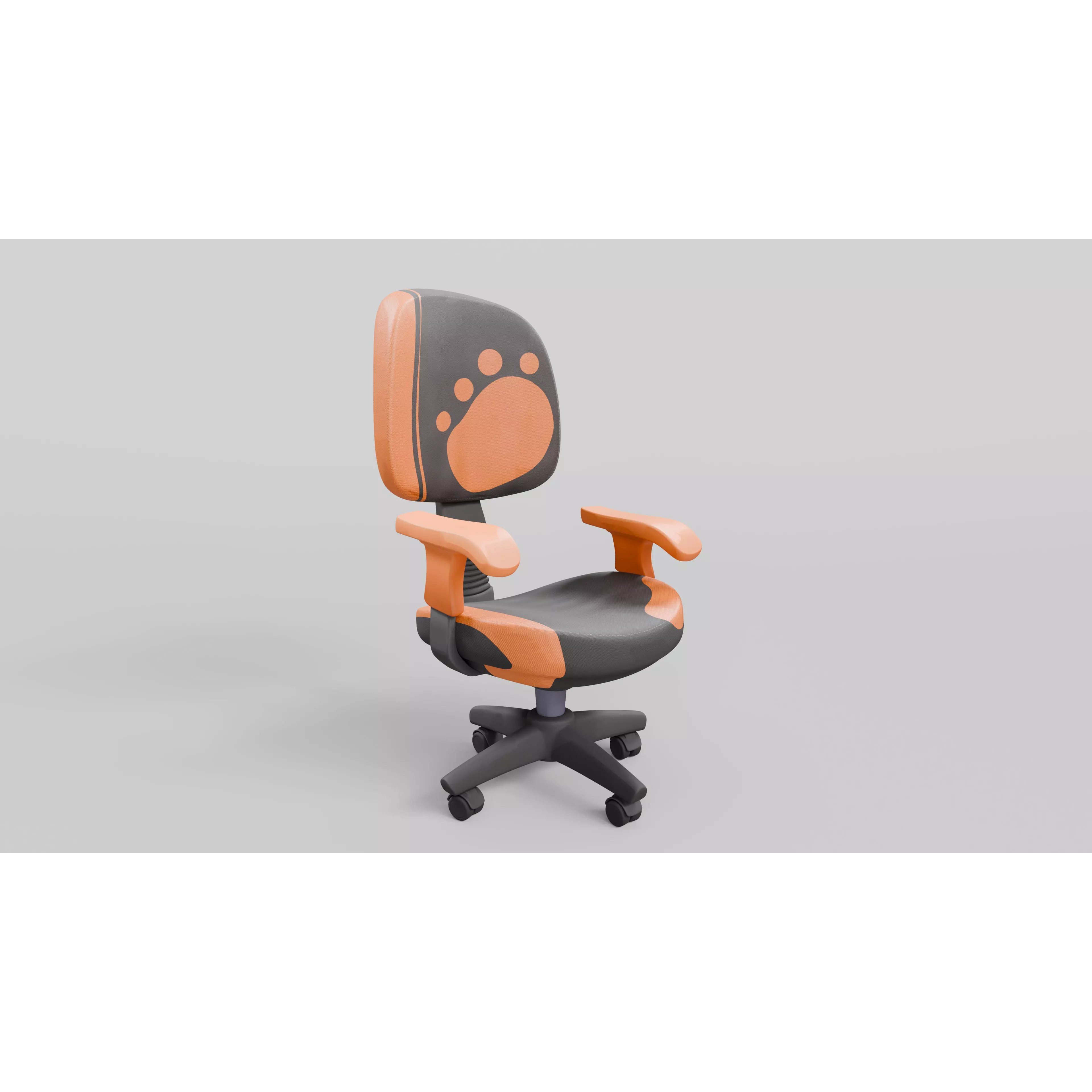 Stylized Chair 01 - Low-Poly Game-Ready 3D Model - View 10