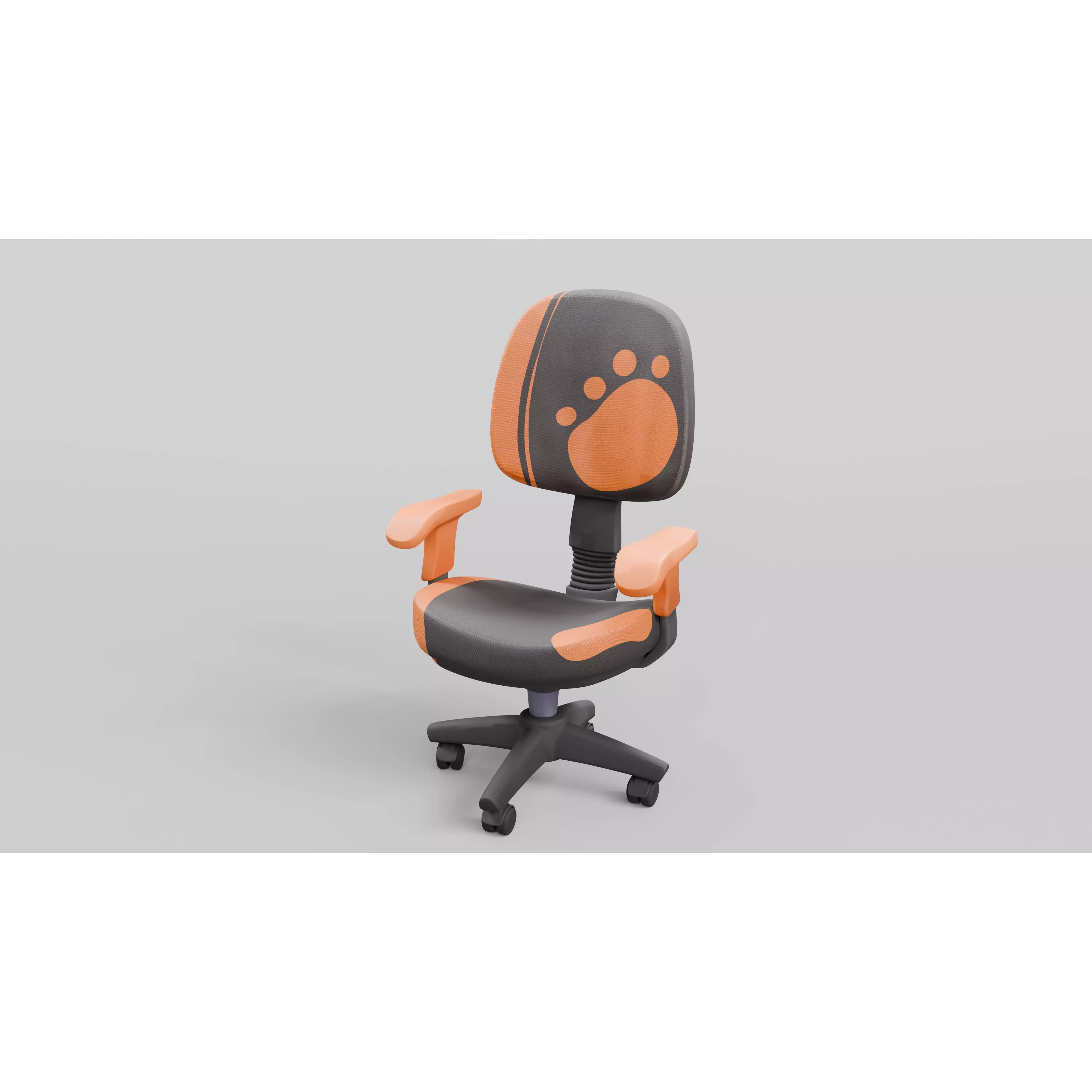 Stylized Chair 01 - Low-Poly Game-Ready 3D Model - View 2