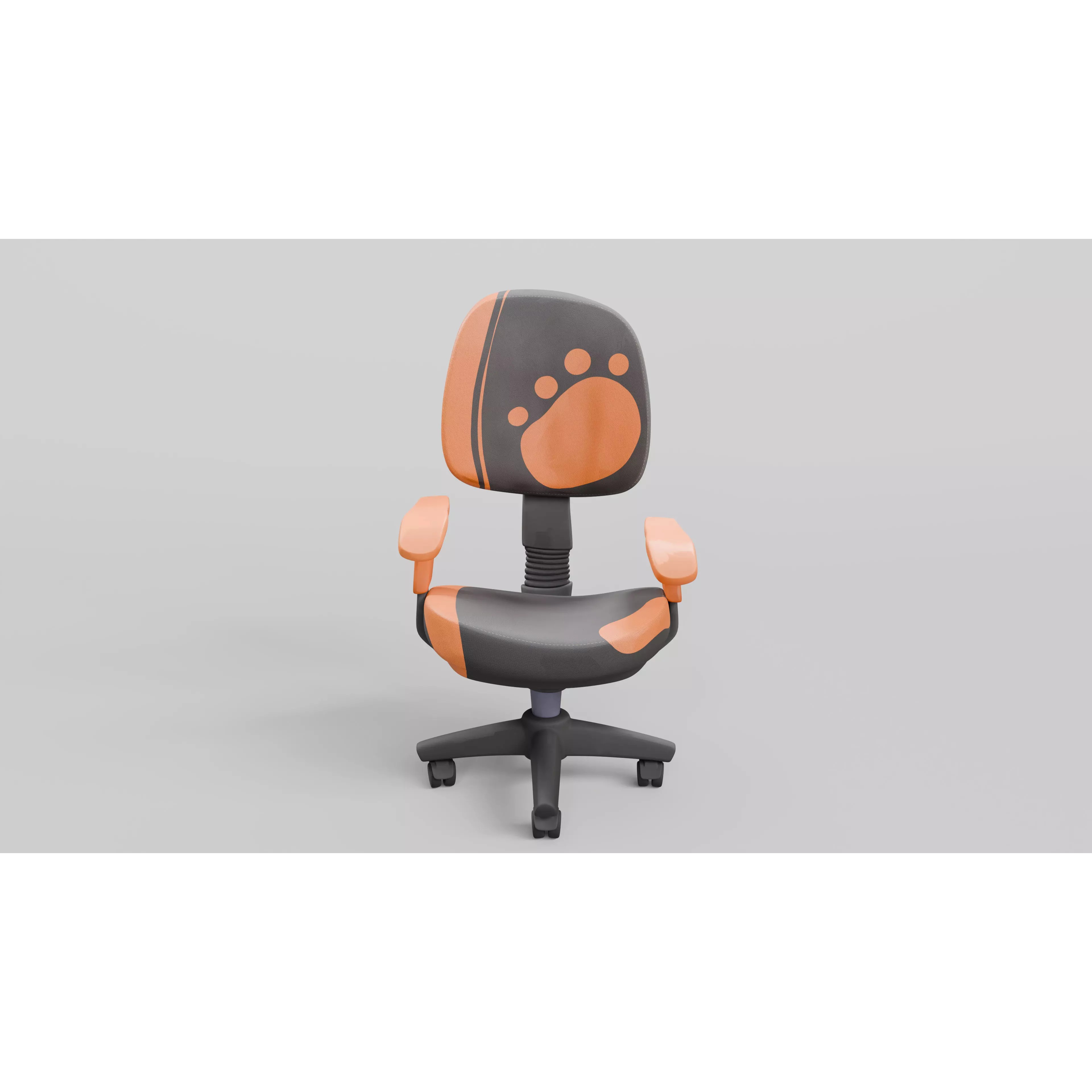 Stylized Chair 01 - Low-Poly Game-Ready 3D Model - View 3