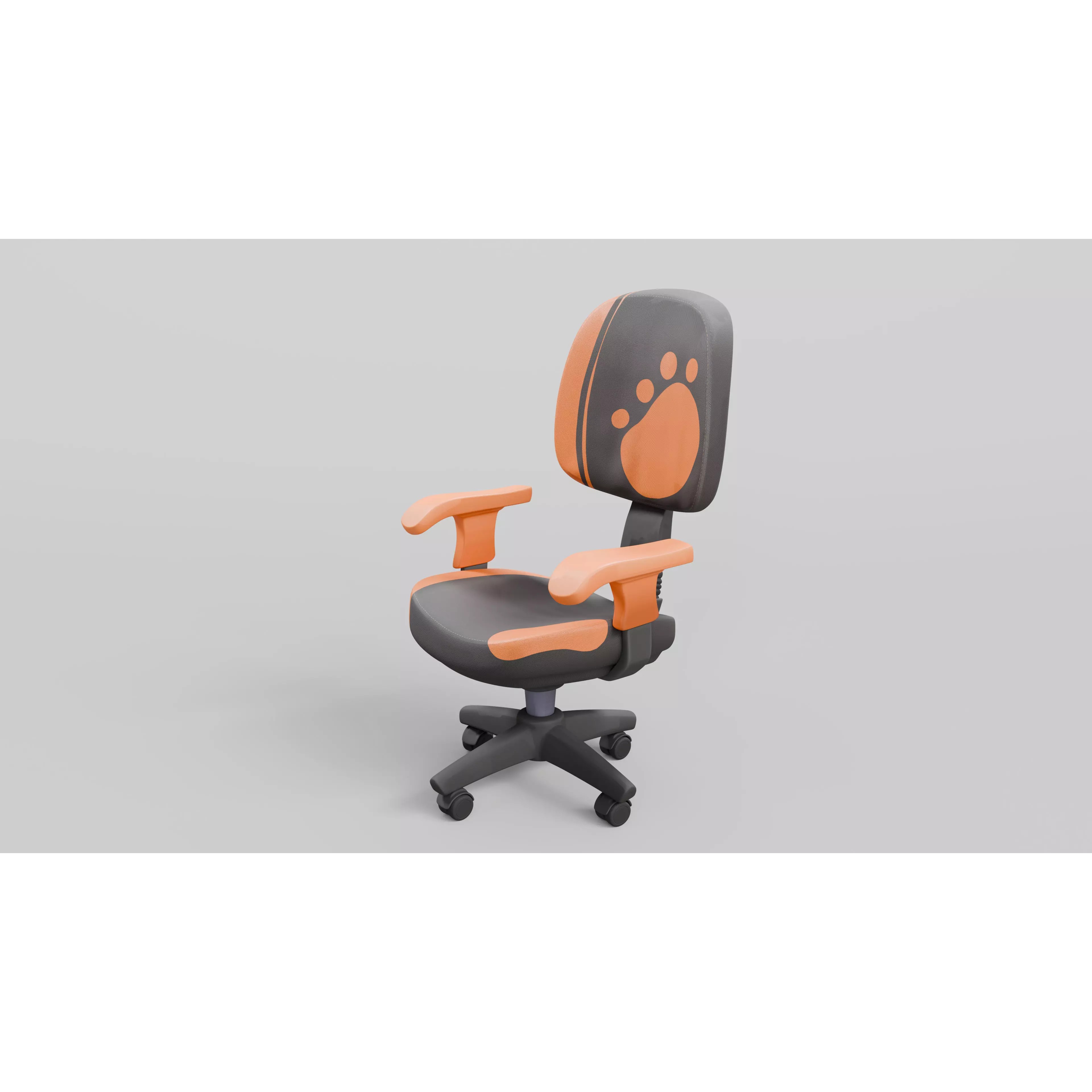 Stylized Chair 01 - Low-Poly Game-Ready 3D Model - View 4