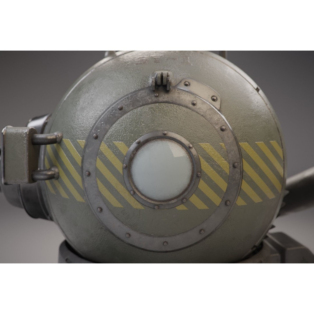 Sci-fi Tank 3D Model – High Poly PBR Game Asset, FBX - View 6