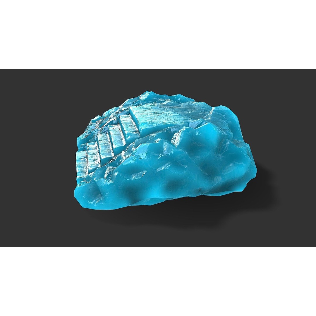 Stone Stairs 3D Model – Low Poly PBR Game Asset, FBX, OBJ - View 16