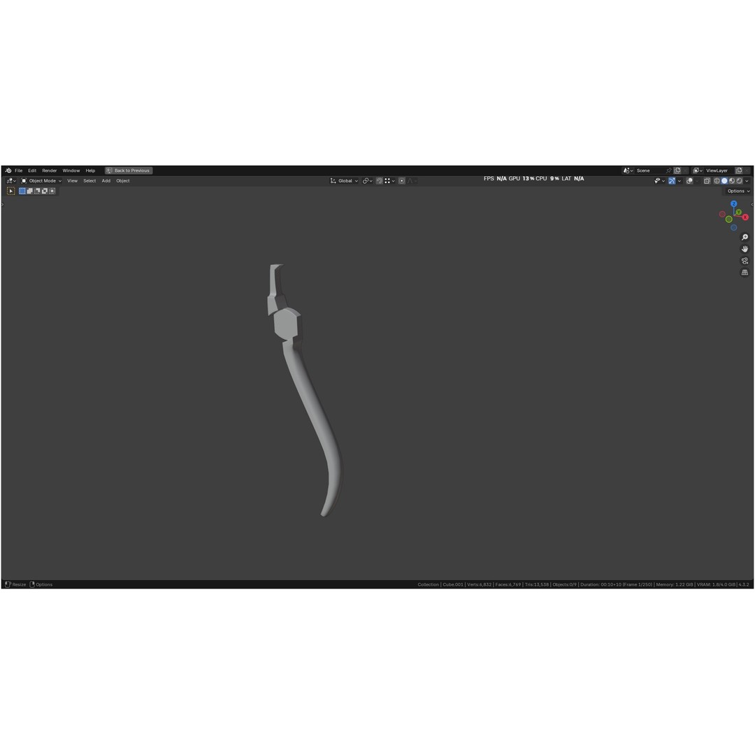 Bracket Removing Plier Tool 3D Model – Low Poly PBR Asset, FBX, OBJ - View 21