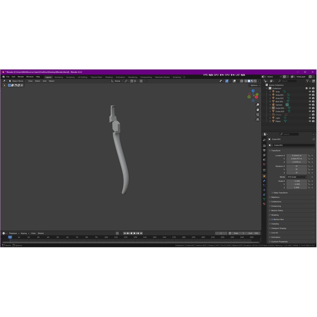 Bracket Removing Plier Tool 3D Model – Low Poly PBR Asset, FBX, OBJ - View 26