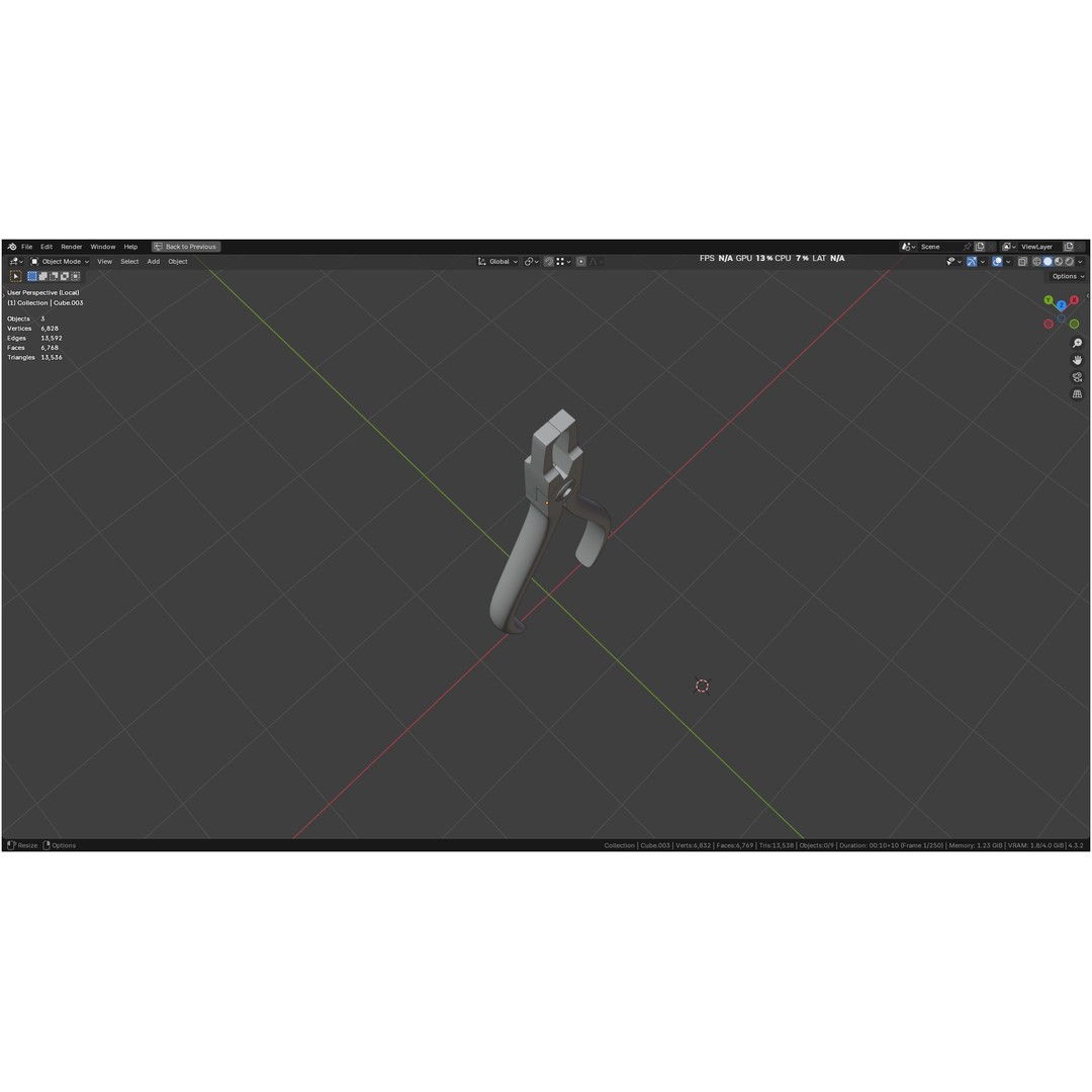 Bracket Removing Plier Tool 3D Model – Low Poly PBR Asset, FBX, OBJ - View 30