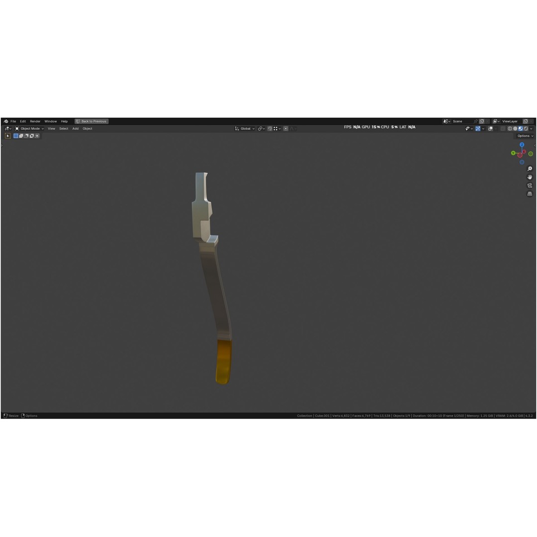 Bracket Removing Plier Tool 3D Model – Low Poly PBR Asset, FBX, OBJ - View 33