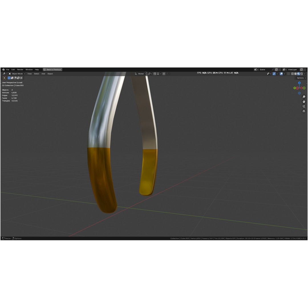 Bracket Removing Plier Tool 3D Model – Low Poly PBR Asset, FBX, OBJ - View 4