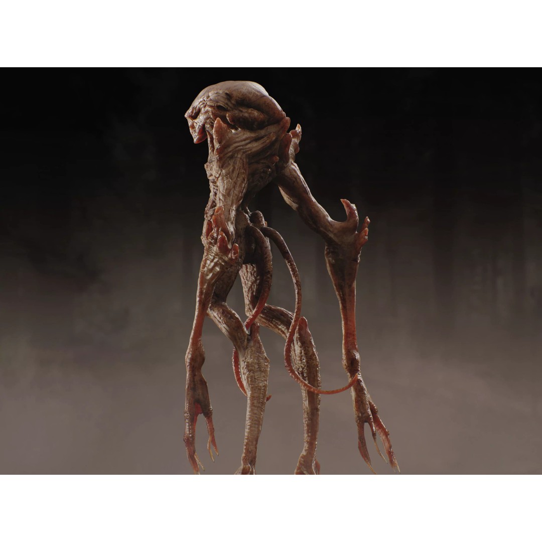Alien Creature 3D Model – Low Poly Rigged Character, FBX, OBJ - View 10
