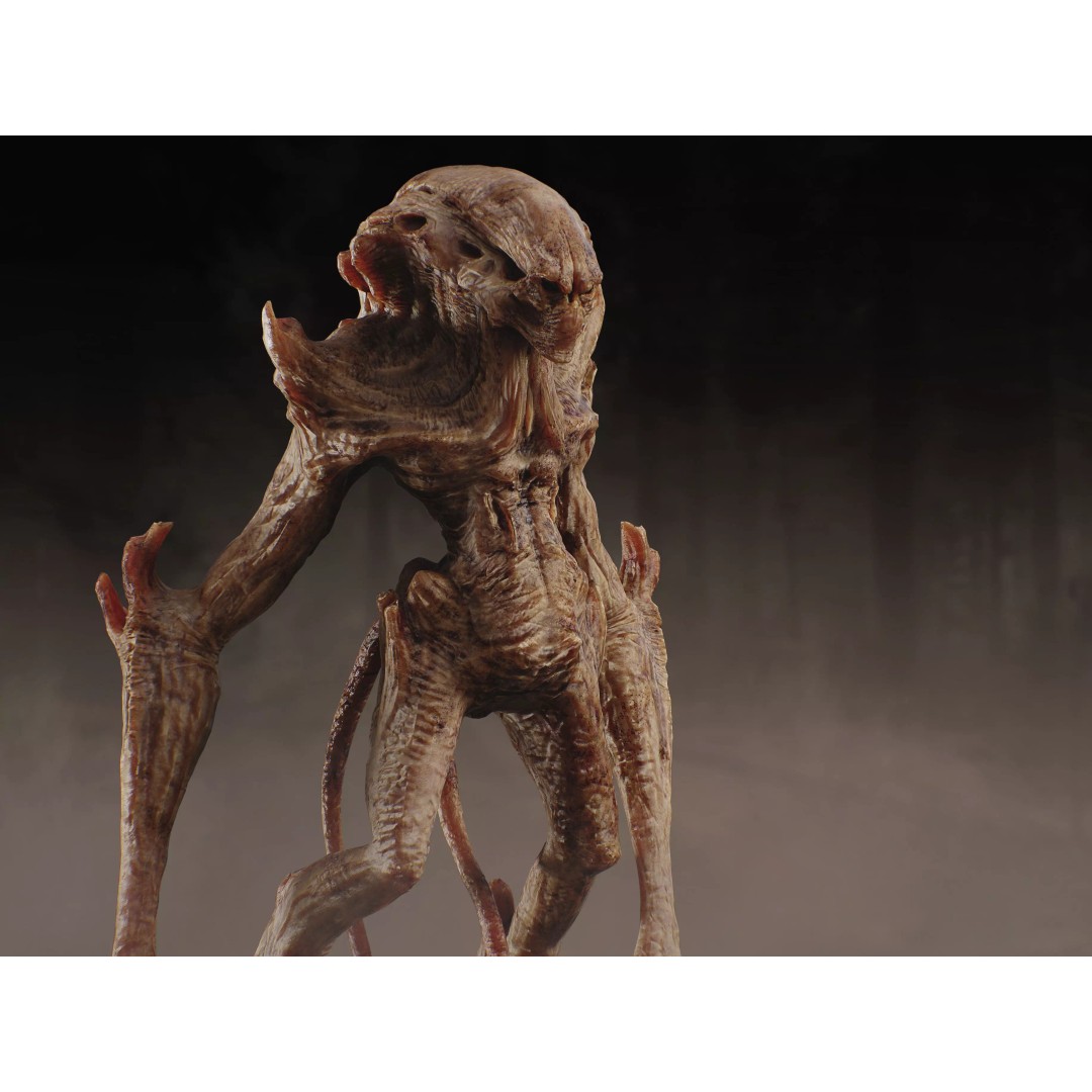 Alien Creature 3D Model – Low Poly Rigged Character, FBX, OBJ - View 11