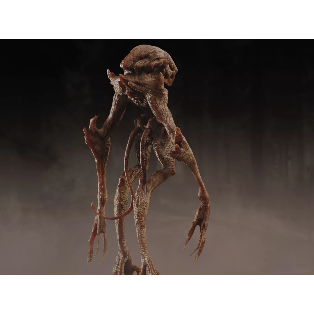 Alien Creature 3D Model – Low Poly Rigged Character, FBX, OBJ - View 12