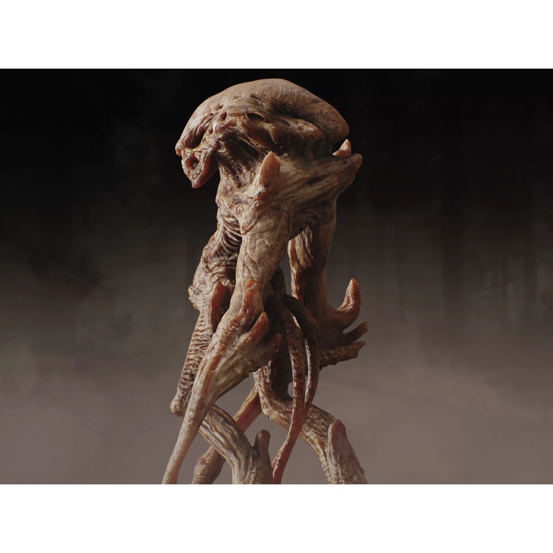 Alien Creature 3D Model – Low Poly Rigged Character, FBX, OBJ - View 14
