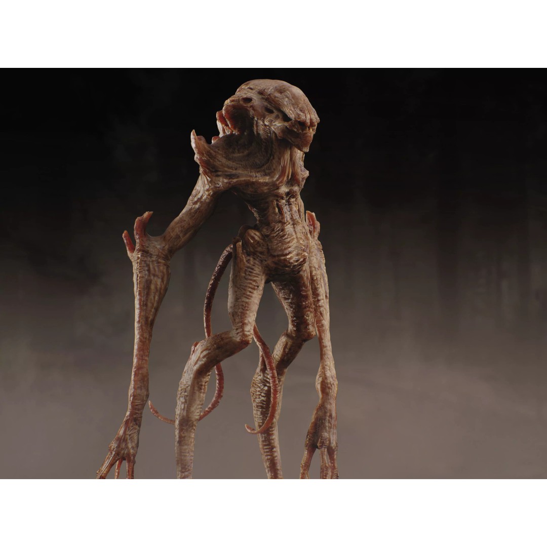 Alien Creature 3D Model – Low Poly Rigged Character, FBX, OBJ - View 3