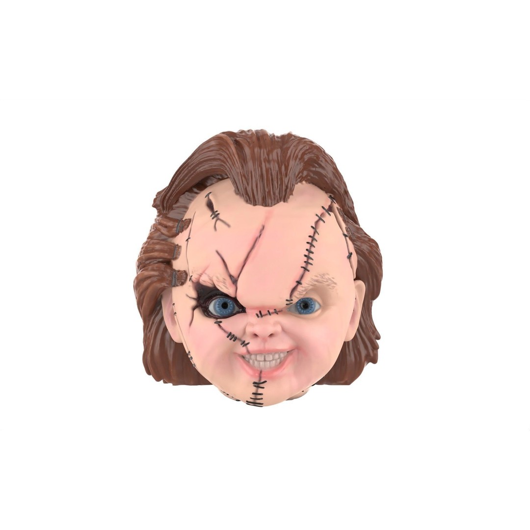 Chucky Doll Head 3D Model – High Poly PBR Character Asset, FBX & More - View 5