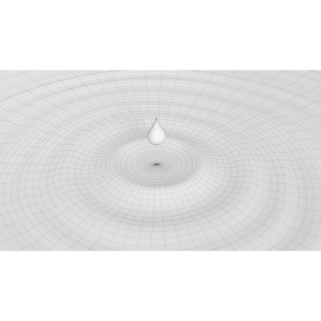 Water Surface 3D Model – PBR Textured Game Asset, FBX/OBJ - View 7