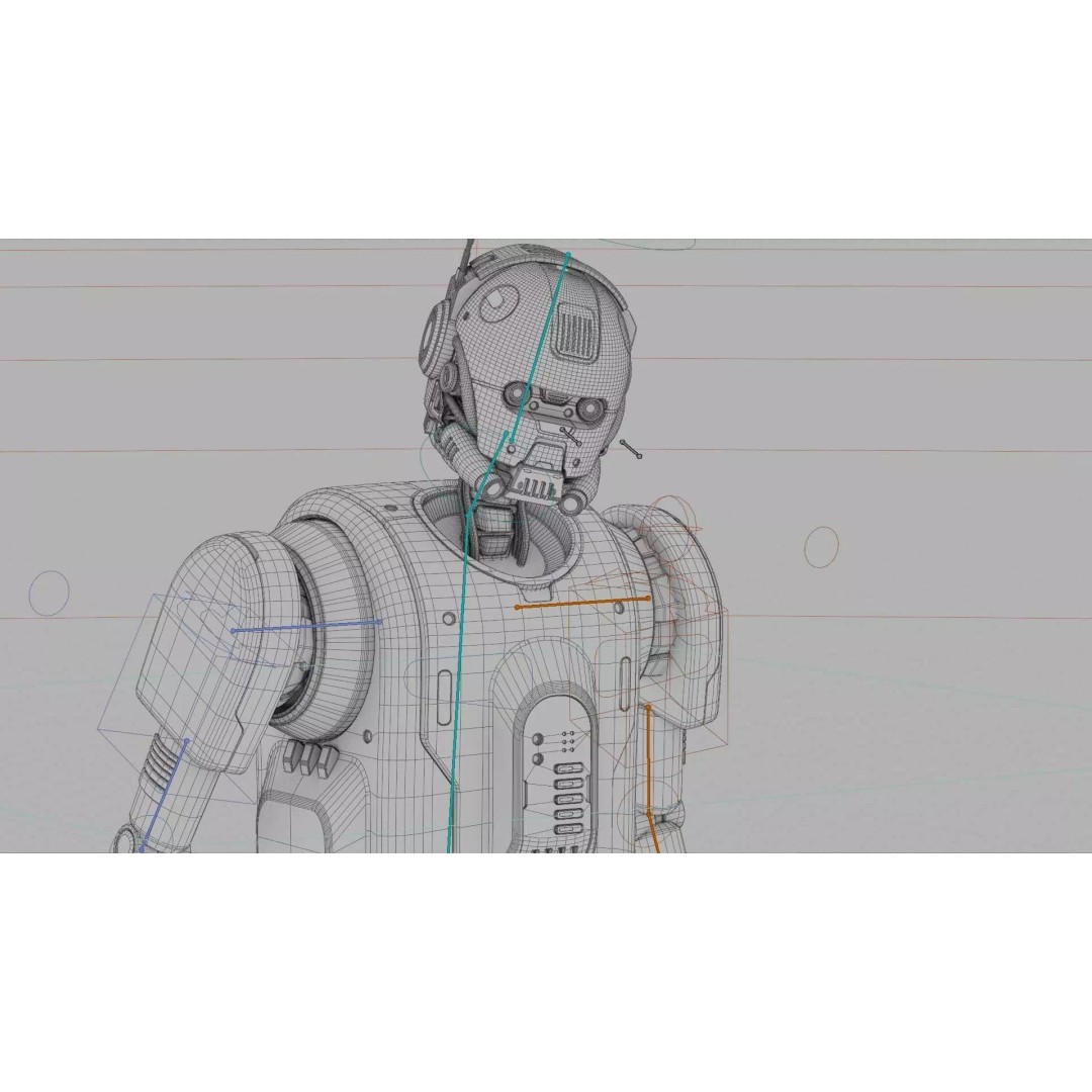IMPERIAL DROID-05 3D Model – Rigged Sci-Fi Character for Unity & Unreal Engine