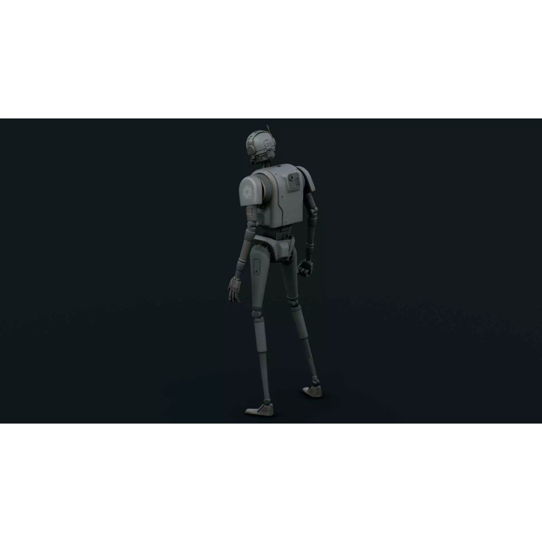 IMPERIAL DROID-05 3D Model – Rigged Sci-Fi Character for Unity & Unreal Engine - View 13