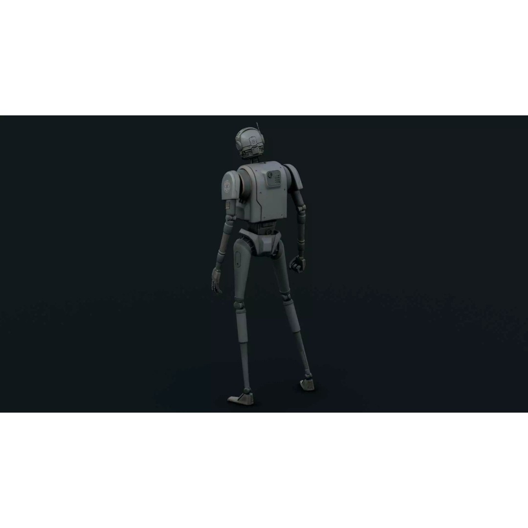 IMPERIAL DROID-05 3D Model – Rigged Sci-Fi Character for Unity & Unreal Engine - View 14