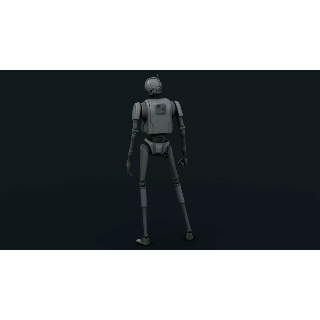IMPERIAL DROID-05 3D Model – Rigged Sci-Fi Character for Unity & Unreal Engine - View 15