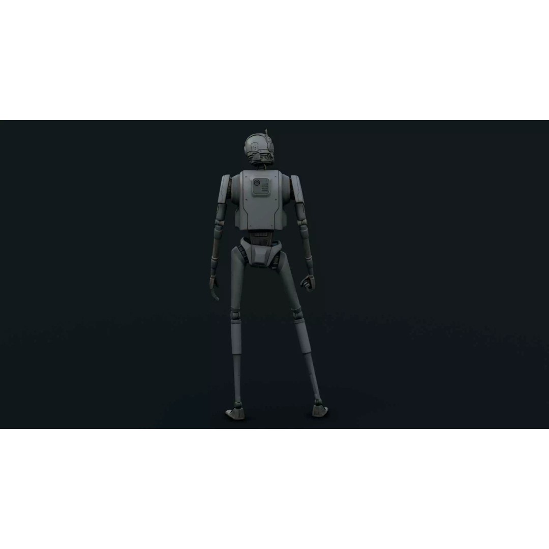 IMPERIAL DROID-05 3D Model – Rigged Sci-Fi Character for Unity & Unreal Engine - View 16