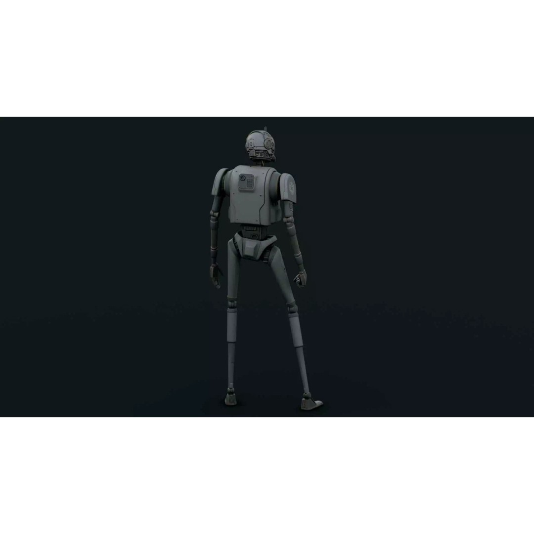 IMPERIAL DROID-05 3D Model – Rigged Sci-Fi Character for Unity & Unreal Engine - View 17