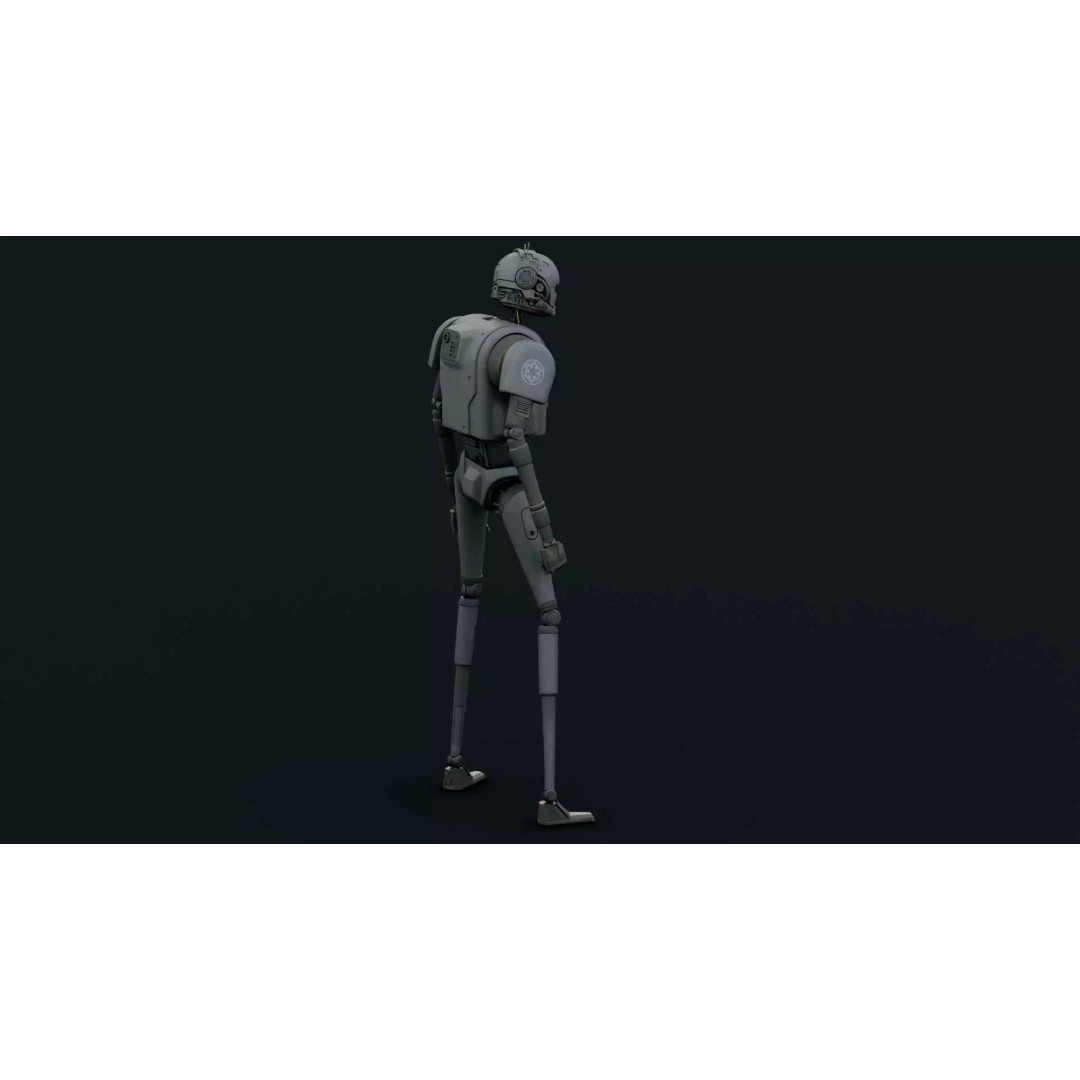 IMPERIAL DROID-05 3D Model – Rigged Sci-Fi Character for Unity & Unreal Engine - View 19