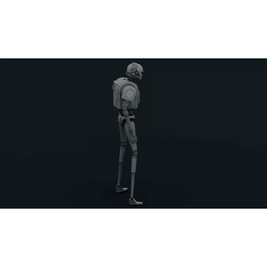 IMPERIAL DROID-05 3D Model – Rigged Sci-Fi Character for Unity & Unreal Engine - View 20