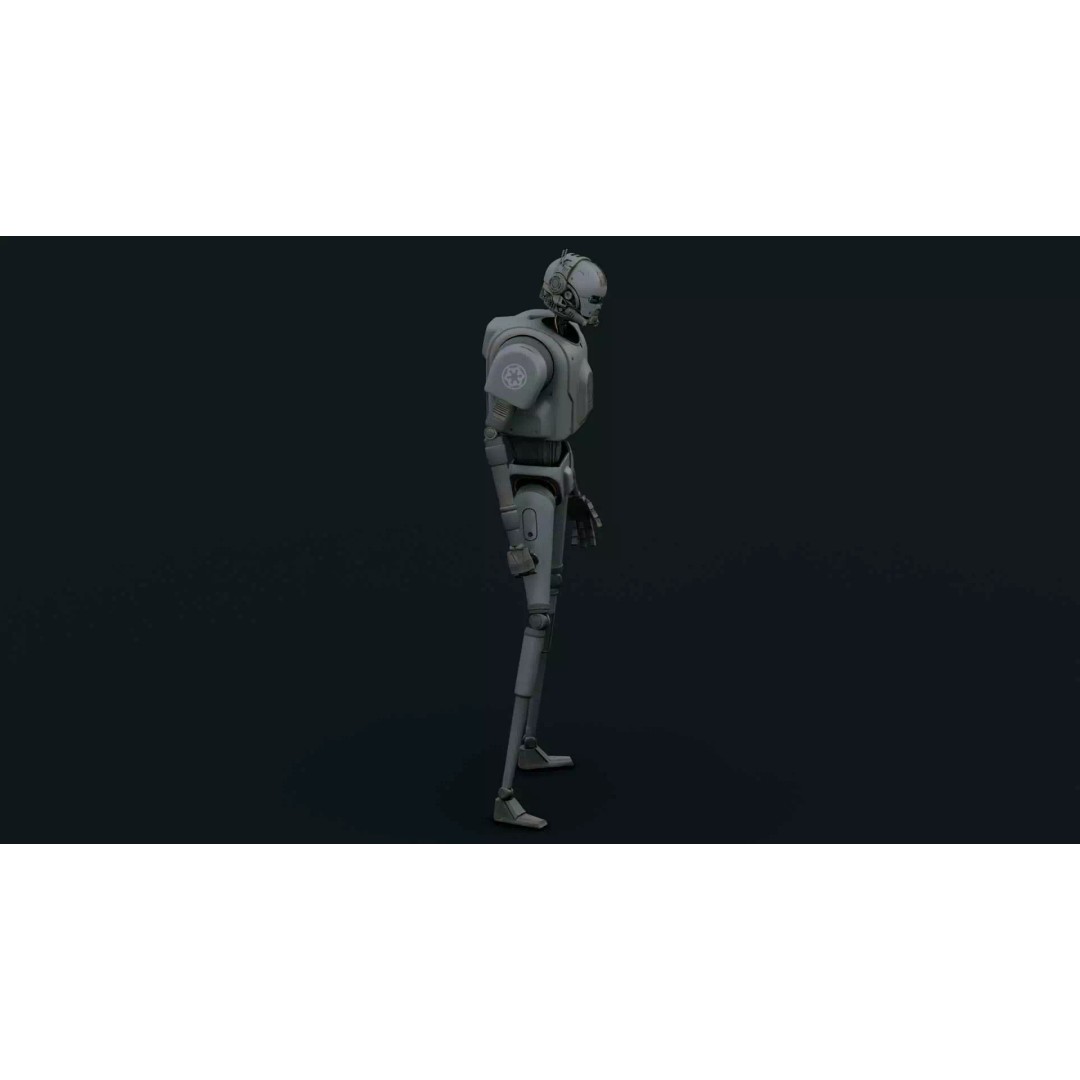 IMPERIAL DROID-05 3D Model – Rigged Sci-Fi Character for Unity & Unreal Engine - View 21