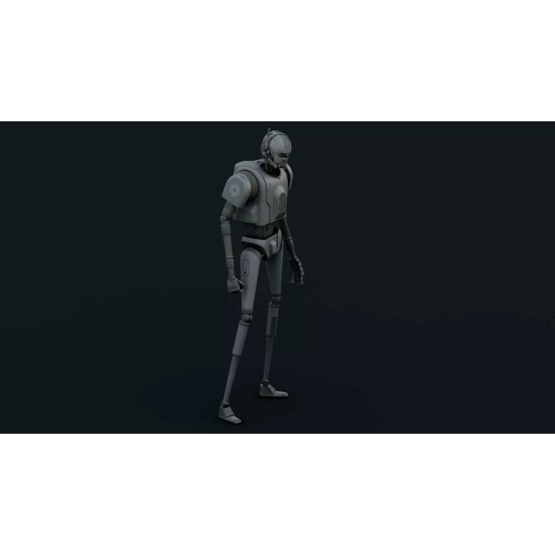 IMPERIAL DROID-05 3D Model – Rigged Sci-Fi Character for Unity & Unreal Engine - View 22
