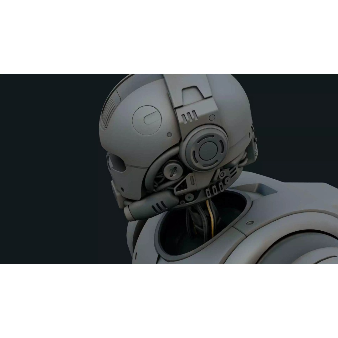 IMPERIAL DROID-05 3D Model – Rigged Sci-Fi Character for Unity & Unreal Engine - View 25