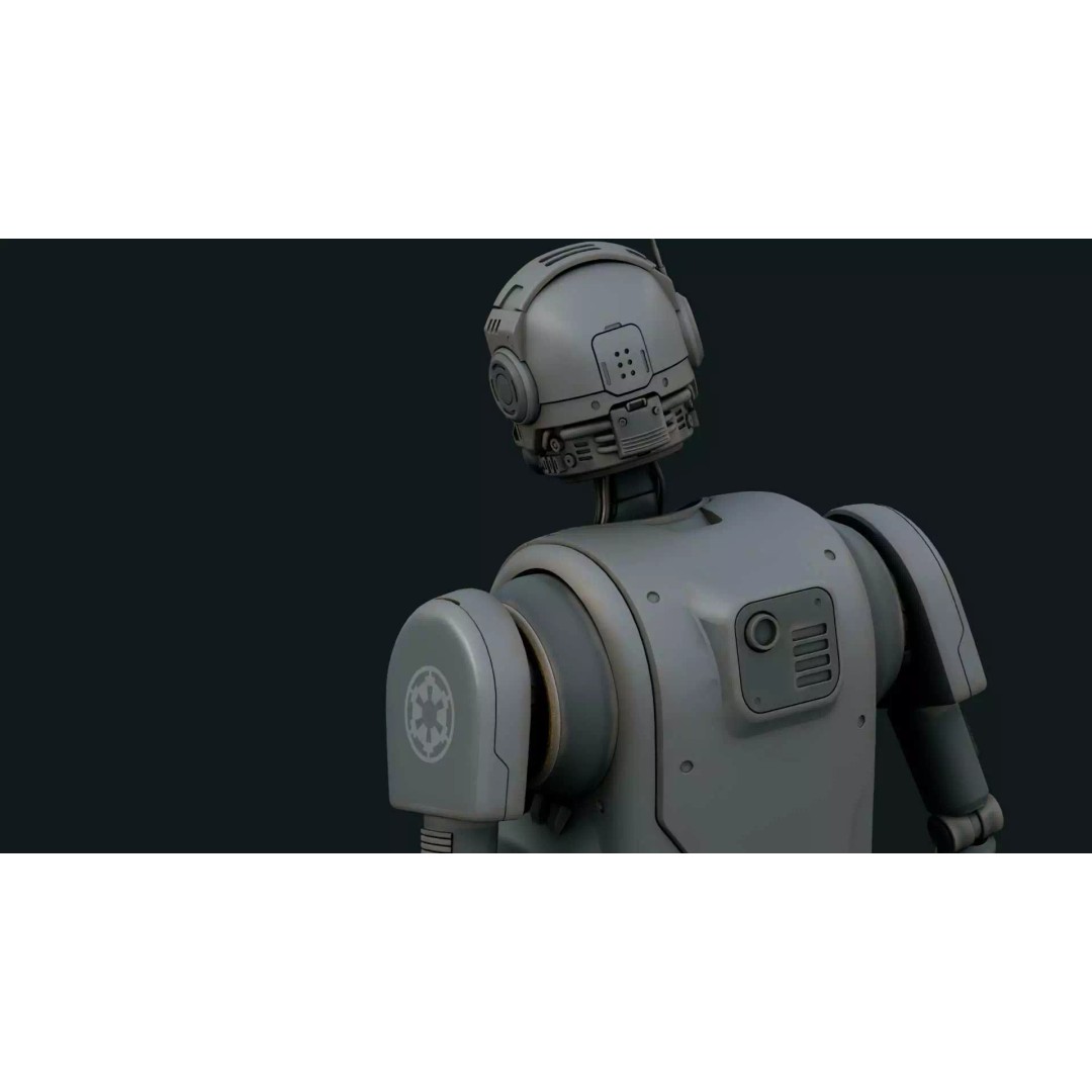 IMPERIAL DROID-05 3D Model – Rigged Sci-Fi Character for Unity & Unreal Engine - View 26