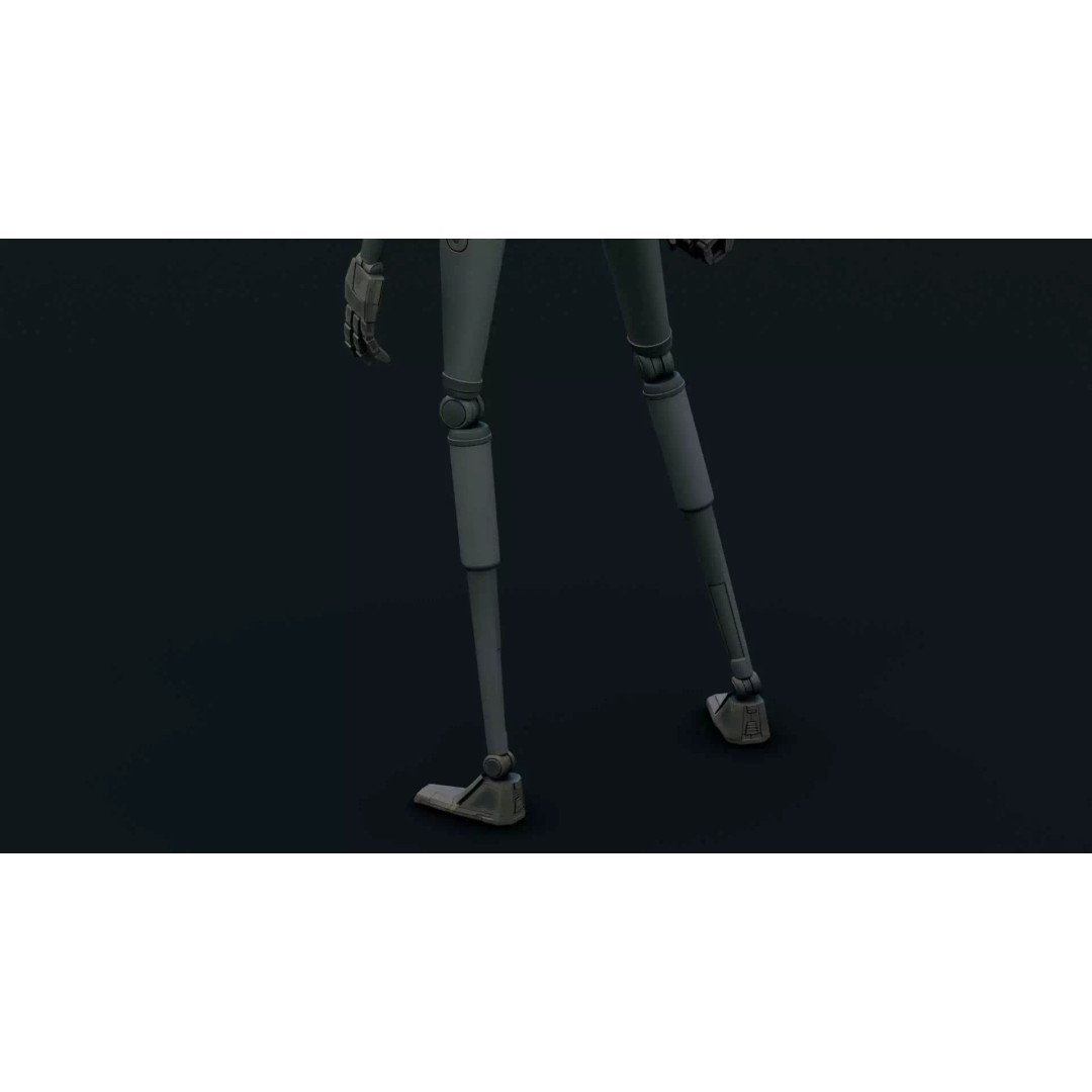 IMPERIAL DROID-05 3D Model – Rigged Sci-Fi Character for Unity & Unreal Engine - View 28
