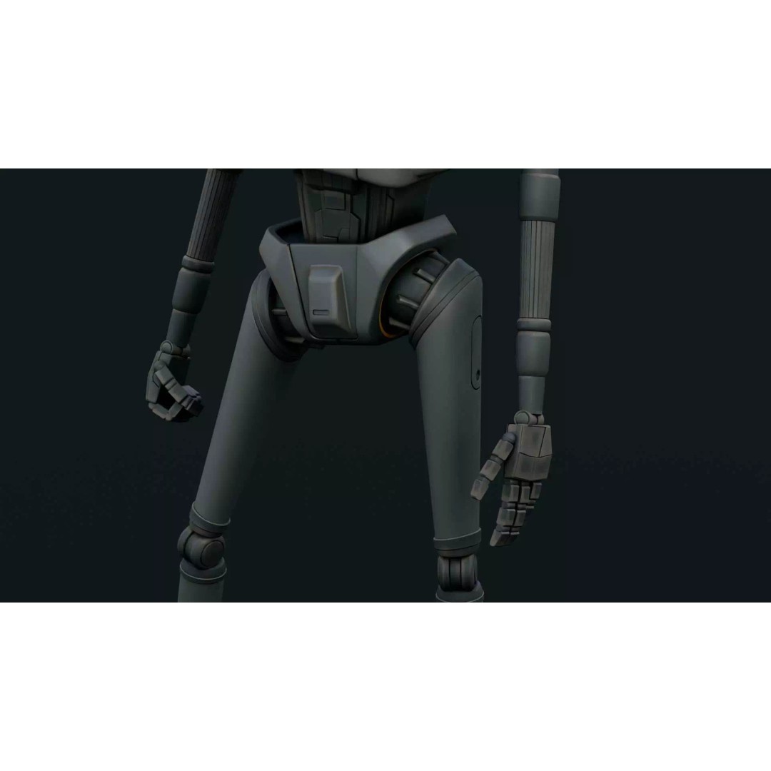 IMPERIAL DROID-05 3D Model – Rigged Sci-Fi Character for Unity & Unreal Engine - View 29