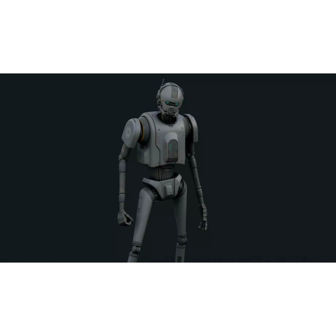 IMPERIAL DROID-05 3D Model – Rigged Sci-Fi Character for Unity & Unreal Engine - View 3