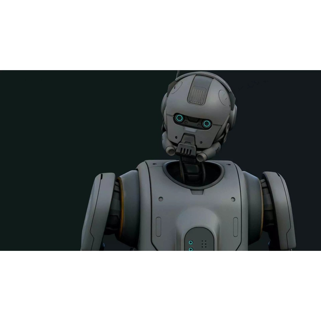 IMPERIAL DROID-05 3D Model – Rigged Sci-Fi Character for Unity & Unreal Engine - View 30