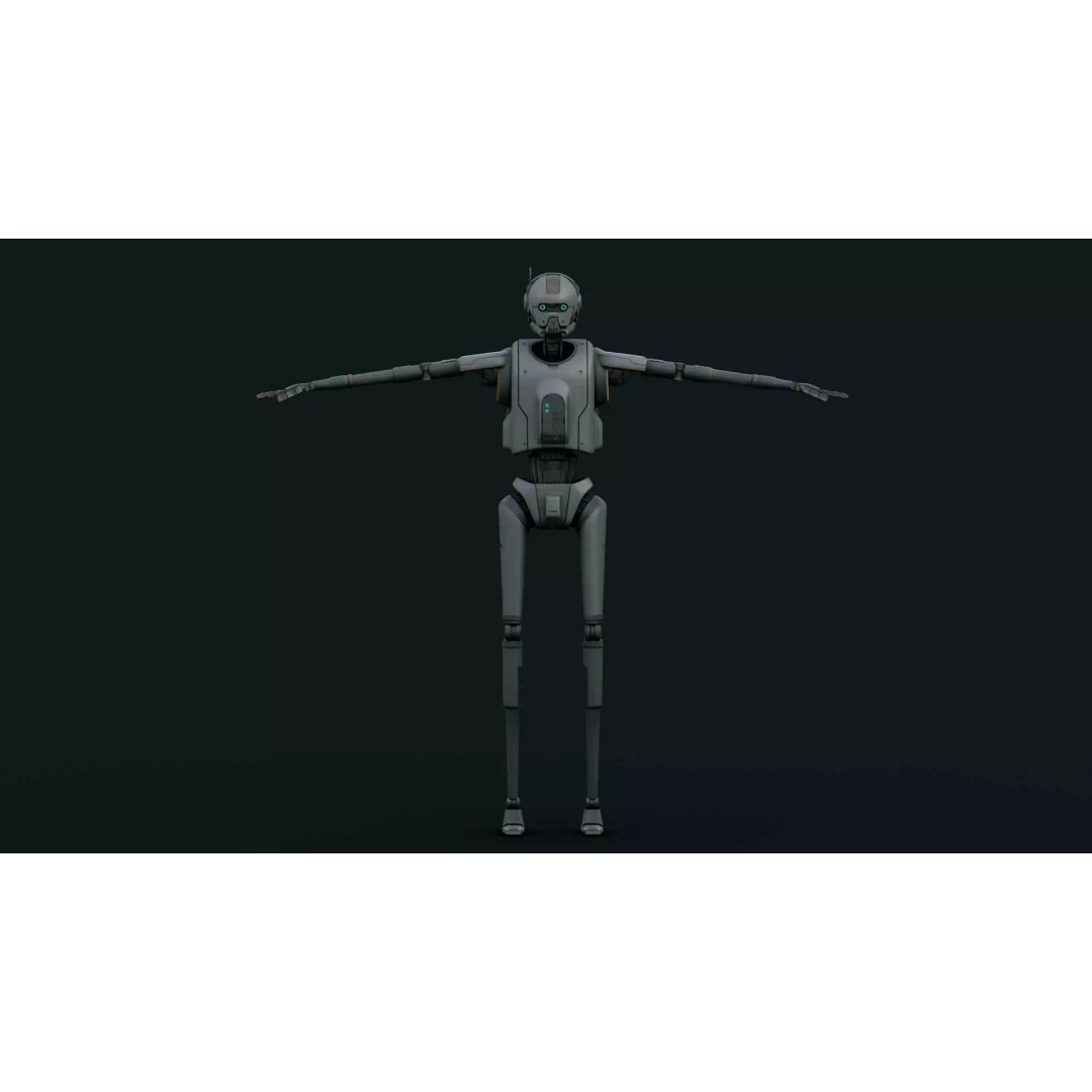 IMPERIAL DROID-05 3D Model – Rigged Sci-Fi Character for Unity & Unreal Engine - View 31