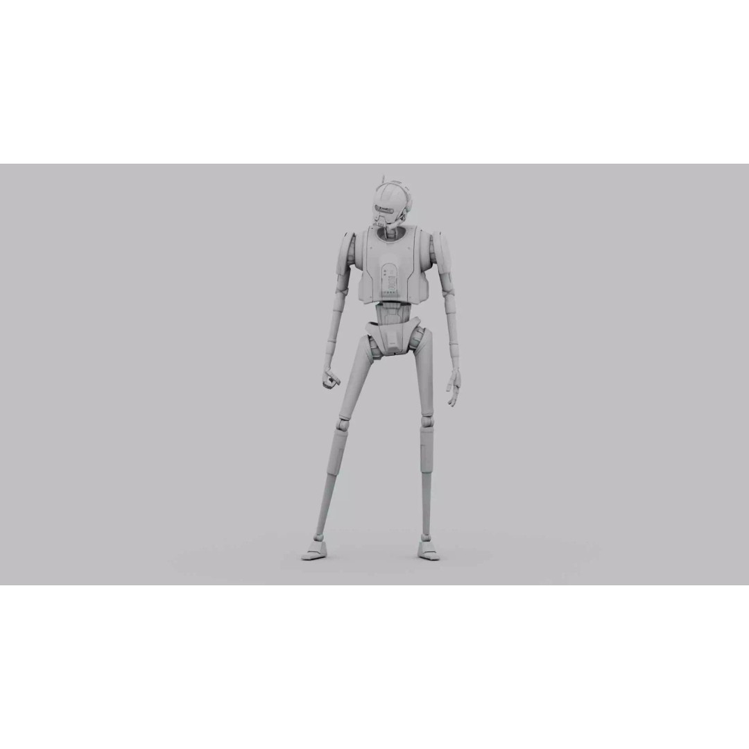 IMPERIAL DROID-05 3D Model – Rigged Sci-Fi Character for Unity & Unreal Engine - View 33