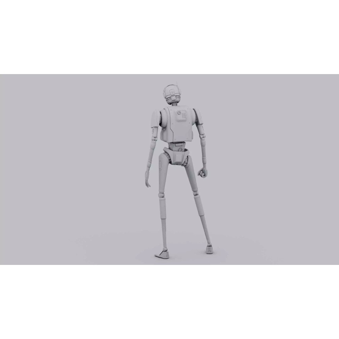 IMPERIAL DROID-05 3D Model – Rigged Sci-Fi Character for Unity & Unreal Engine - View 34