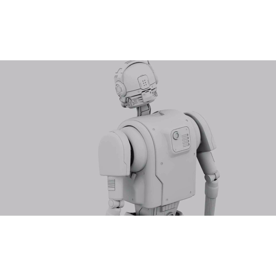 IMPERIAL DROID-05 3D Model – Rigged Sci-Fi Character for Unity & Unreal Engine - View 36