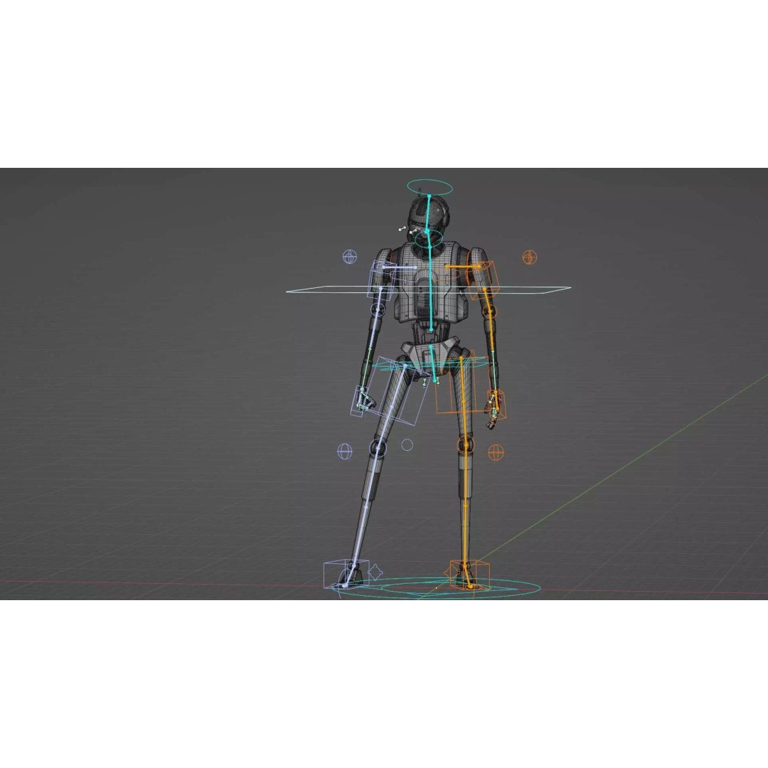 IMPERIAL DROID-05 3D Model – Rigged Sci-Fi Character for Unity & Unreal Engine - View 37