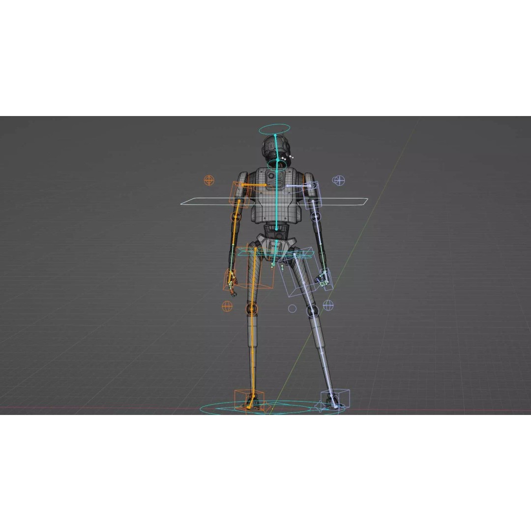 IMPERIAL DROID-05 3D Model – Rigged Sci-Fi Character for Unity & Unreal Engine - View 38