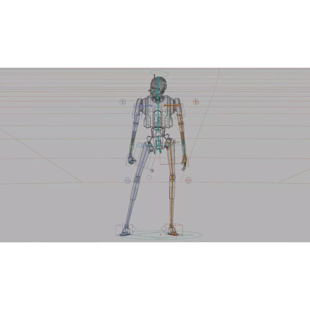 IMPERIAL DROID-05 3D Model – Rigged Sci-Fi Character for Unity & Unreal Engine - View 40