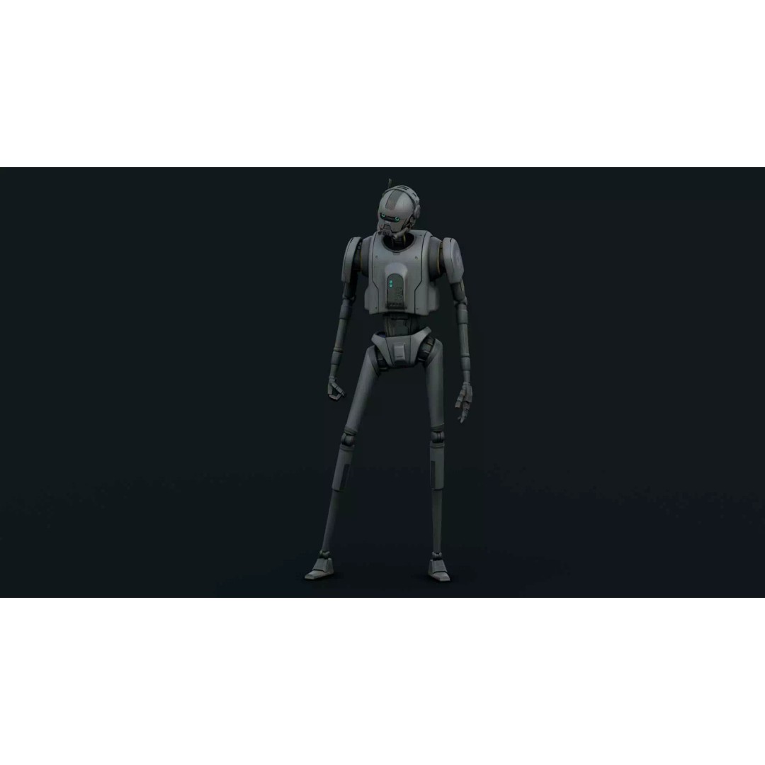 IMPERIAL DROID-05 3D Model – Rigged Sci-Fi Character for Unity & Unreal Engine - View 6