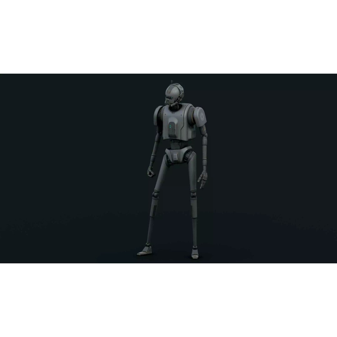 IMPERIAL DROID-05 3D Model – Rigged Sci-Fi Character for Unity & Unreal Engine - View 7
