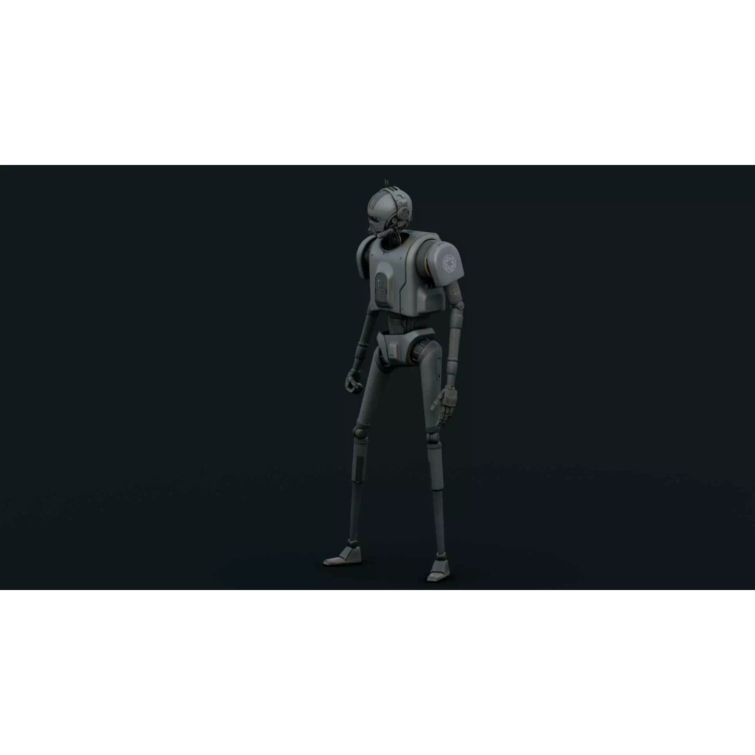 IMPERIAL DROID-05 3D Model – Rigged Sci-Fi Character for Unity & Unreal Engine - View 8