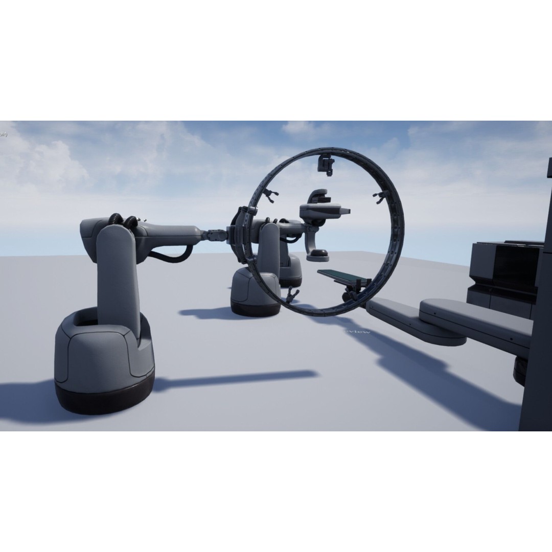 Medical Robots 3D Model – Low Poly Rigged Animated Pack, FBX - View 7